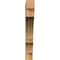 Ekena Millwork Balboa Block Rough Sawn Bracket, Western Red Cedar, 4"W x 30"D x 30"H BKT04X30X30BOA05RWR - alternate 4